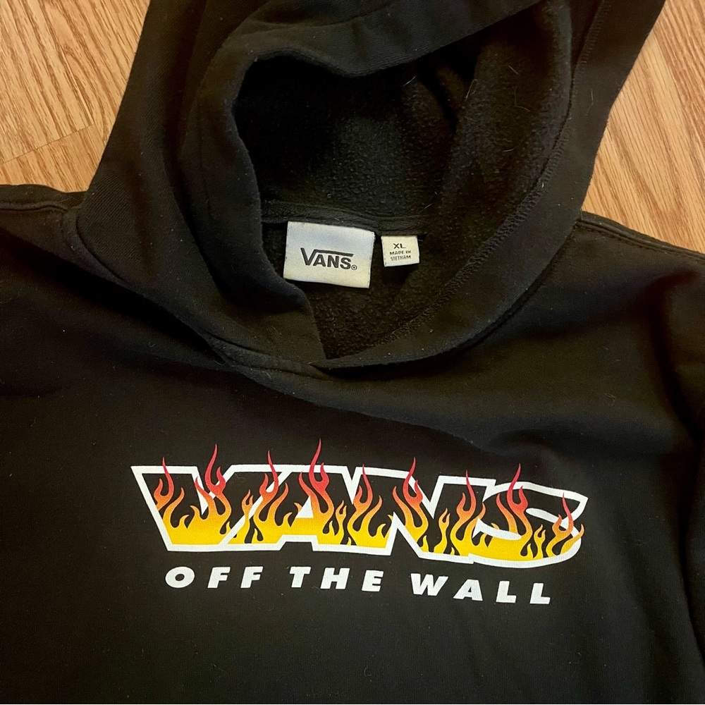 Vans Off The Wall Youth Hooded Sweatshirt - Picture 3 of 5